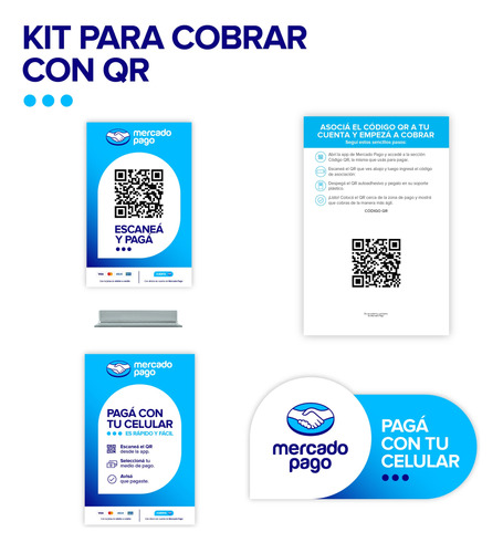 Kit Oficial Para Código Qr De Mercado Pago