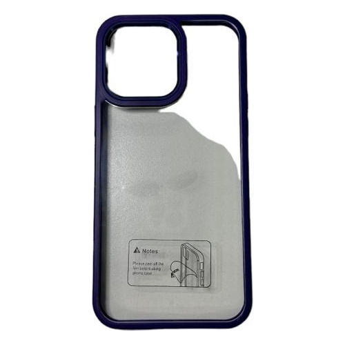 Funda Transparente Con Bordes De Color iPhone 13 Pro Max