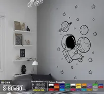Comprar Vinilos Decorativos Astronauta Y Planetas Con Estrellas