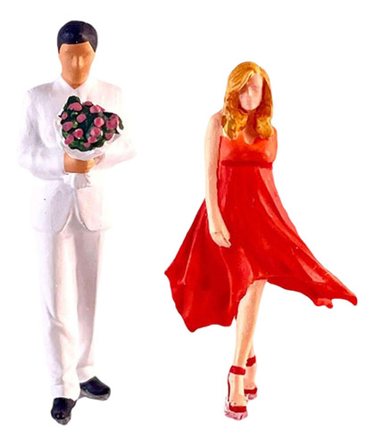 Mini Figuras De Pareja De Bodas, Figuras De Personas