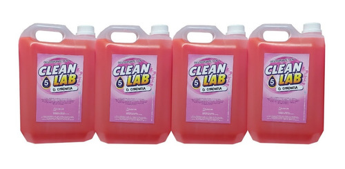 Desodorante Limpiador Desinfectante Oferta 4 X 5 Lt Cleanlab