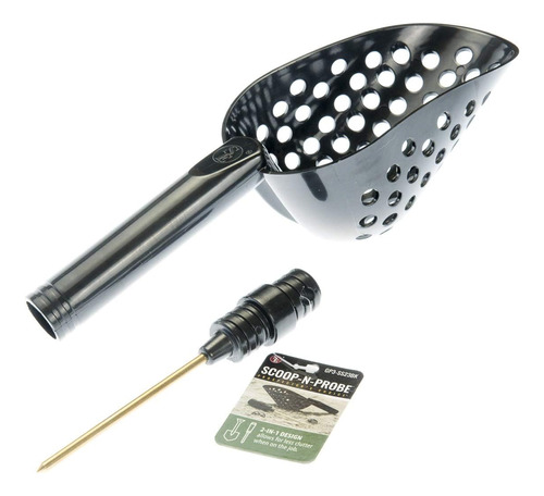 14inch Negro Sand Scoop Sonda De Latón Lavado De Oro Y...