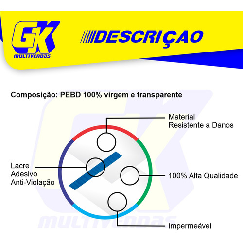 Envelope Ecommerce Full Transparente 19x25 200 Pç Imperdível