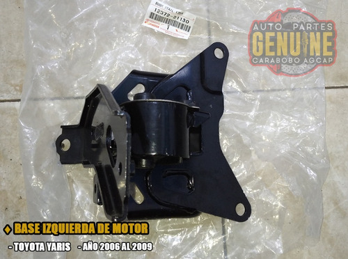 Base De Motor Izquierda De Toyota Yaris Sincronico 06 2010