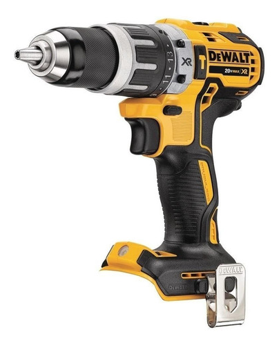 Imagen 2 de 2 de Taladro eléctrico angular percutor y destornillador DeWalt DCD796B inalámbrico 2000rpm amarillo 20V
