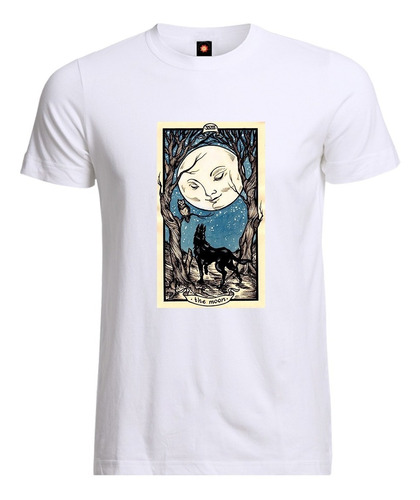 Remera Estampada Varios Diseños Tarot La Luna