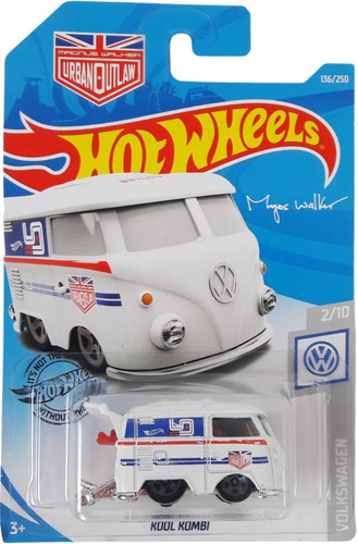 Hot Wheels Volkswagen Kool Kombi #136 100% Coleccionable!