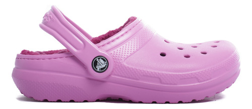 Zuecos Crocs Classic Lined Kids Niños Moda Rosa