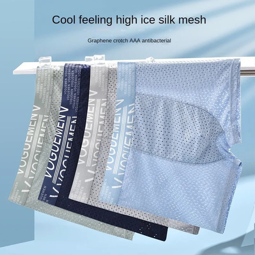 A Kit De 4 Calzoncillos De Malla Transpirables