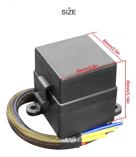 Caja De Relés De Fusibles Impermeable 6 Ranuras De Fusibles