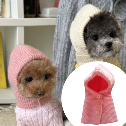 Gorro De Invierno Para Mascotas, Gorro Cálido, Disfraz Rosa