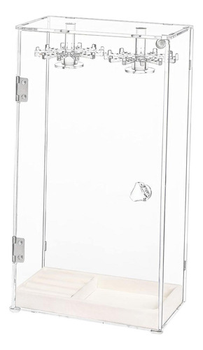 Organizador De Collares Giratorio, Soporte De Acrílico Para