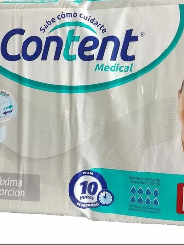 Pañal Content Medical - Unidad a $66