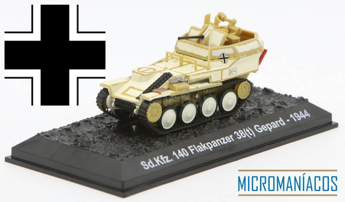 Imagem 1 de 6 de Flakpanzer 38(t) Gepard Belgium 1944 - Altaya - Frete Grátis