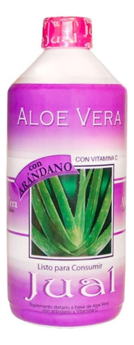 Jugo De Aloe Vera Jual Orgánico Con Arándanos X 1 Litro