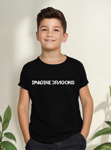Polera Imagine Dragons Rock Casual 100% Algodon Niño/niña