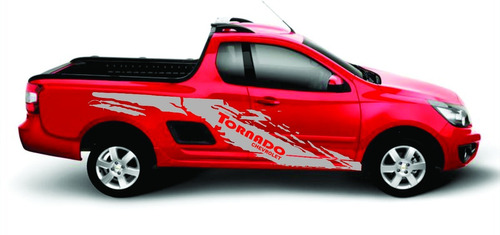 Stiker Vinil Estampa Camioneta Chevrolet  Tornado 