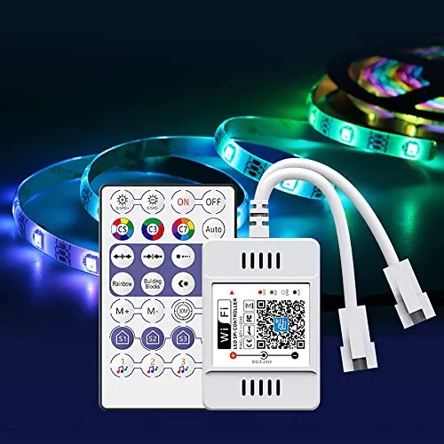 Controlador Led Rgb Wifi Ws2811 Ws2812b Ws2813 Ws2815 S...
