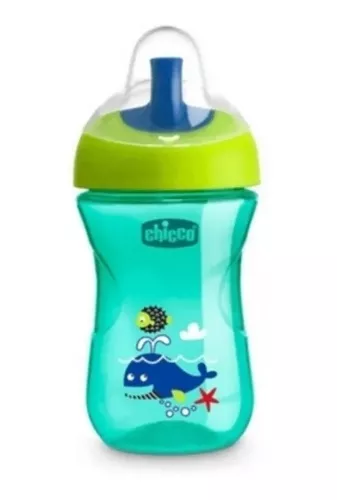 Vaso Bebe Advance Cup Chicco 2 En 1 Antiderrame 266 Ml