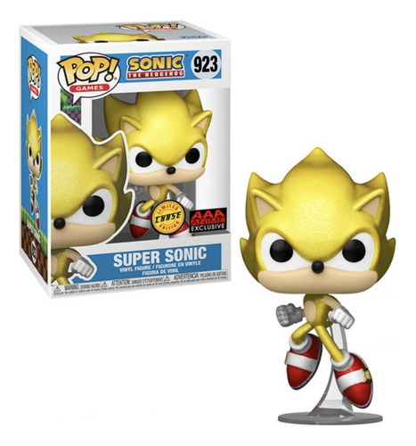 Super Sonic Chase Funko Pop 923 Exclusivo Aaa Diamond Nuevo