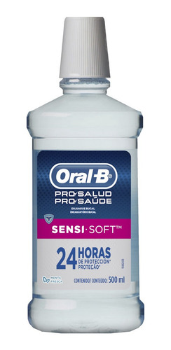 Imagen 4 de 8 de Enjuague Bucal Oral-b Pro-salud Sensi Soft 500 Ml