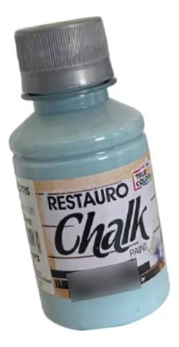 Tinta Restauro Chalk Paint 100ml Alta Cobertura -true Colors Cor Azul Miosótis
