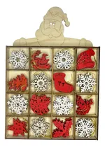 Comprar Adornos Para Arbol De Navidad Set X48 Piezas De Madera Mdf