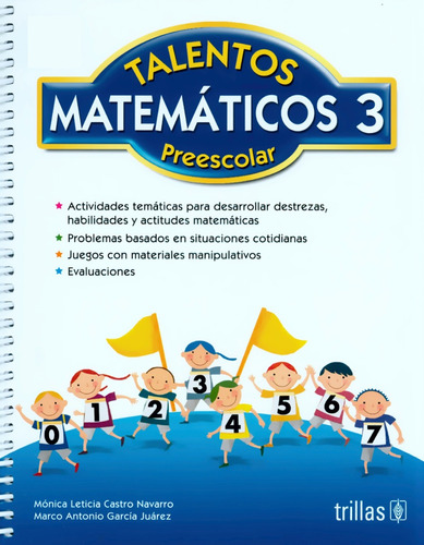 Talentos Matemáticos 3 Preescolar - Leticia Castro - Trillas