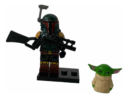 Boba Fett + Mini Yoda | Minifiguras Star Wars