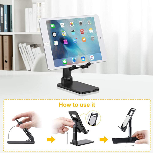 Soporte Ajustable Para Teléfono Celular, Soporte Plegable