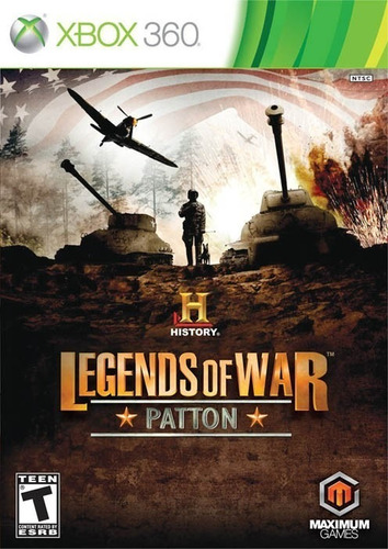 Jogo Novo Ntsc History: Legends Of War Patton Para Xbox 360