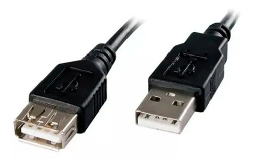 Cable Alargue Usb 2.0 Extensor 2 Mts Macho Hembra Noga 