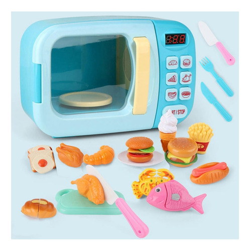 / Juego De Horno De Microondas Electrónico Infantil 31