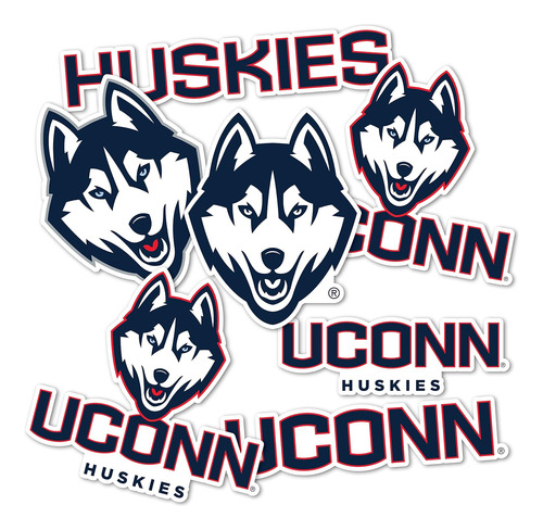 Universidad De Connecticut Sticker Uconn Huskies Pegati...