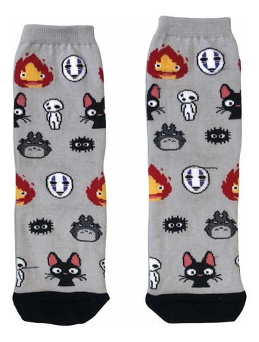 Imagen 1 de 9 de Medias Largas Studio Ghibli Totoro T. Único Gastovic Anime