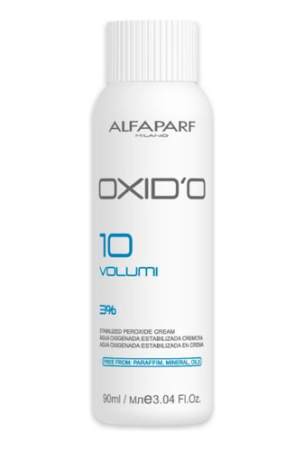 Agua Oxigenada Alfaparf Crema Oxidante 90ml 10 Vol