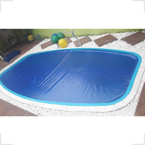 Lona Térmica 300 Micras Sem Emenda Para Piscina 9x4 Cor Azul