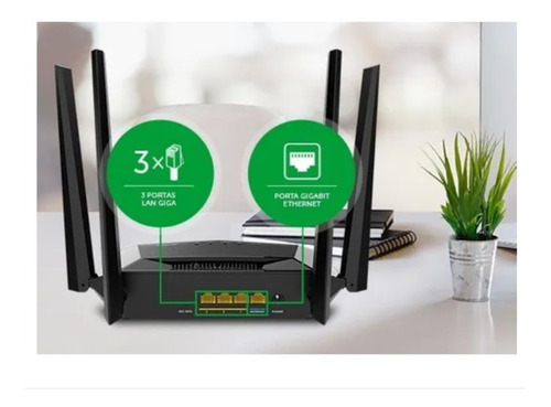 Roteador Intelbras W5-1200g Wifi Dual Band Porta Giga 400mbs