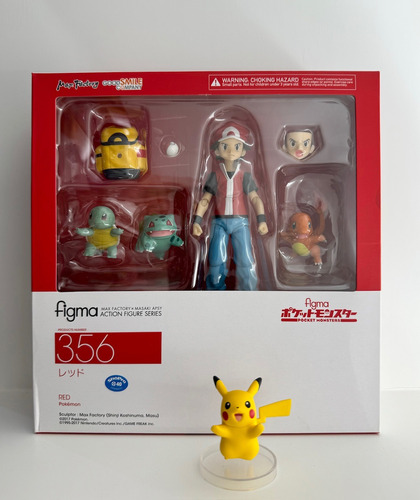 Figma Red Pokemon + Bonus Pikachu