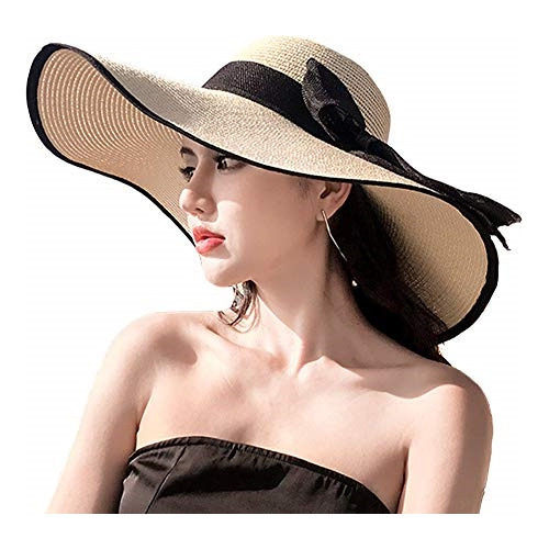 Sombrero Plegable Para Mujer Ala Ancha