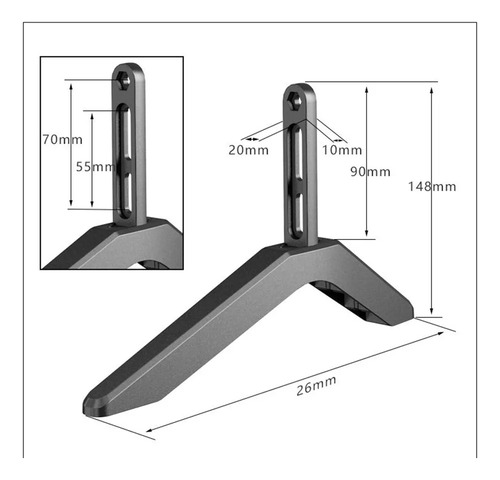 Patas De Mesa Con Soporte Universal For Vizio Tcl Telev