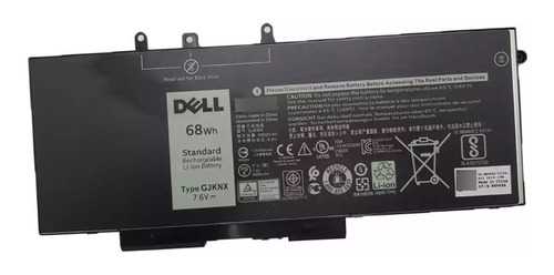 Bateria Dell E5480 5480 5580 3520 Type Gjknx Gd1jp 68 Wh 