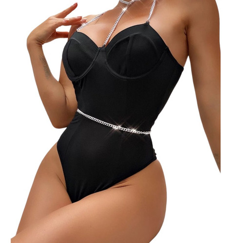 Set Lenceria Conjunto Femenino Floral Elastico Completo