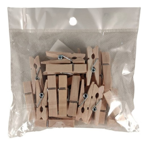 Palillos De Madera Natural X24und 3.5cm