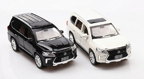 Coche De Juguete Para Niños Modelo De Metal Lexus Lx570 1:24