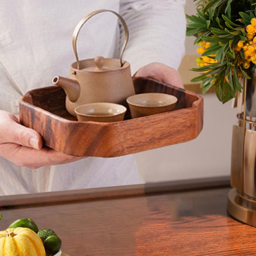 Bandeja De Madera De Para Servir, Frutero, Bandeja Multiusos