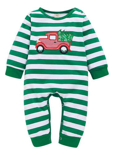 Traje De Navidad De Beb Infantil Stripe Car Rbol De Navidad