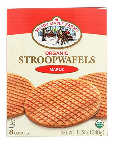 Galletas Orgánicas De Maple Shady Maple Farms, 8.5 Oz