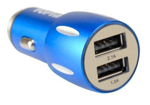 Cargador Doble Usb Y Encendedor 12v/24v Kube Kube Kbch008blu