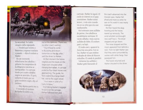 Libro Pasta Dura Drácula Clásicos Español/inglés Lexus